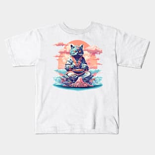 Zen Cat Kids T-Shirt